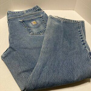 Carhartt FR Flame Resistant Relaxed Fit Denim Jeans Tharpe F64220 Mens 40x32